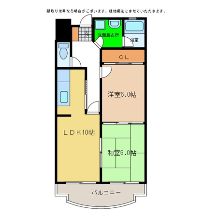 レオパレス松島の物件間取画像